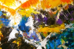 peinture abstraite, art contemporain abstrait, peintre abstrait à Grenoble, peinture acrylique