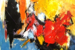 peinture abstraite, art contemporain abstrait, peintre abstrait à Grenoble, peinture acrylique
