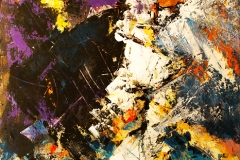 peinture abstraite, art contemporain abstrait, peintre abstrait à Grenoble, peinture acrylique
