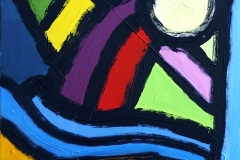 peinture abstraite, art contemporain abstrait, peintre abstrait à Grenoble, peinture acrylique