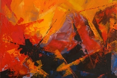peinture abstraite, art contemporain abstrait, peintre abstrait à Grenoble, peinture acrylique